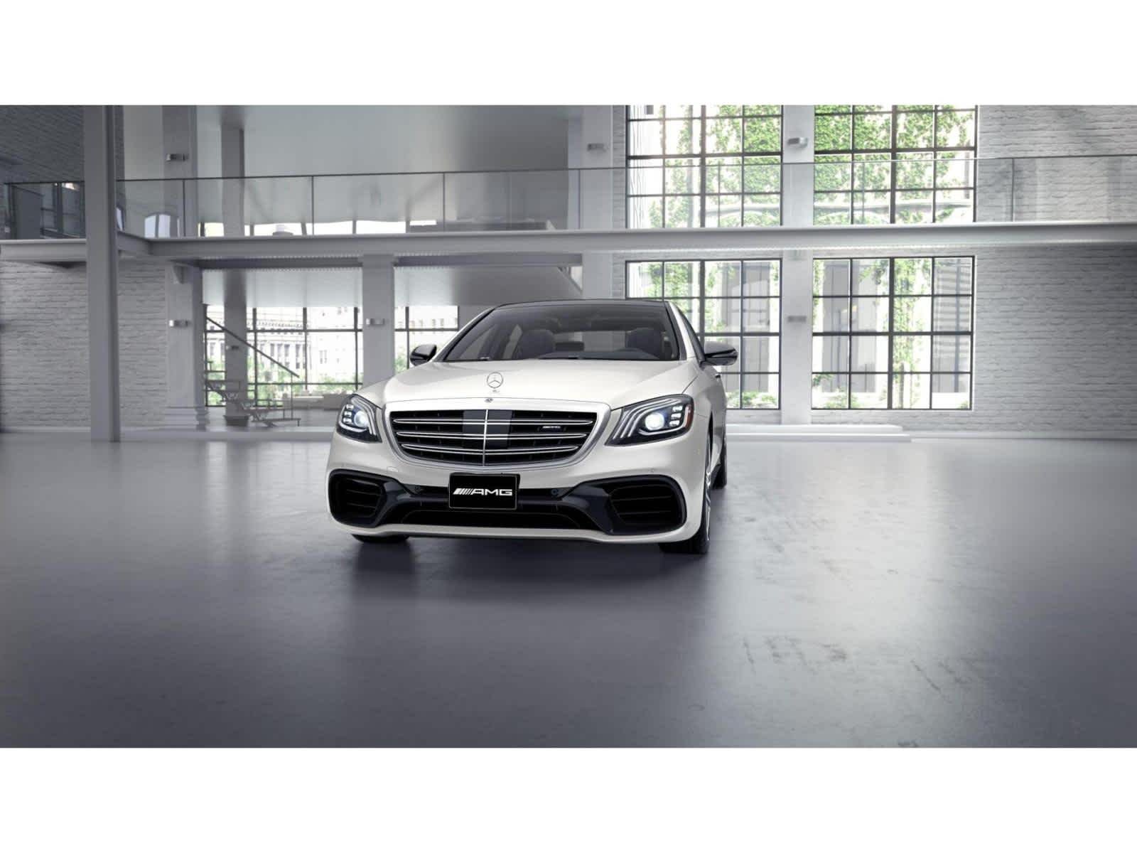 Used 2019 designo Diamond White Mercedes-Benz AMG® S 63 image 42