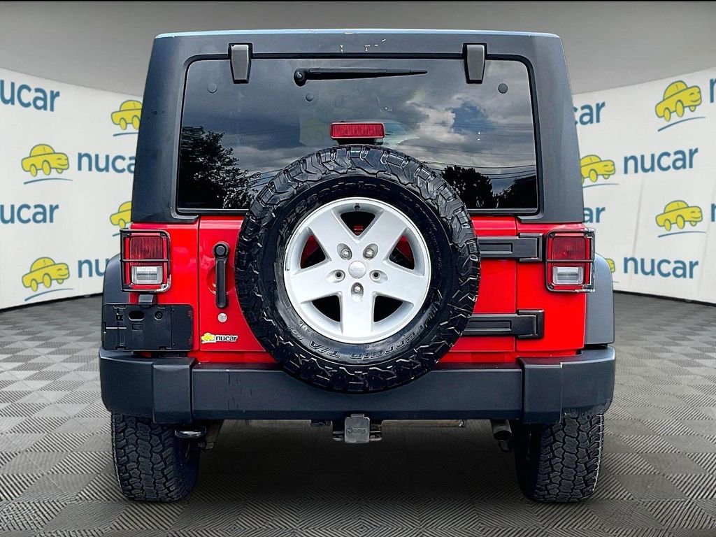 Used 2017 Red Jeep Unlimited Sport image 5