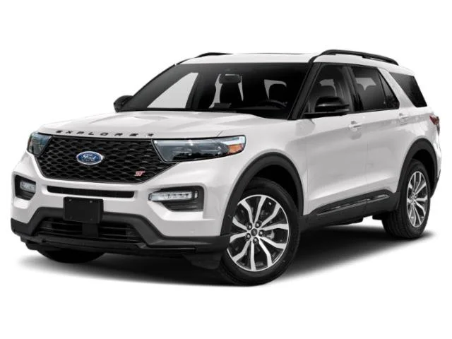 Used 2022 Star White Metallic Tri-Coat Ford ST image 1