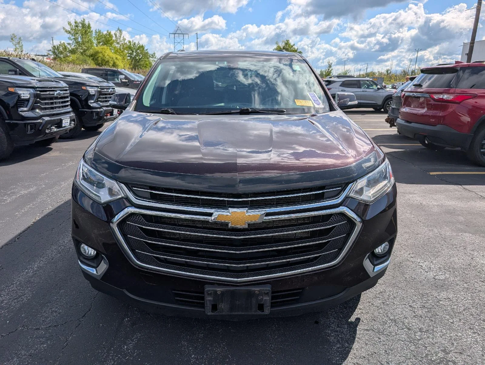 Used 2020 BLACK CHERRY METALLIC Chevrolet LT Cloth image 2