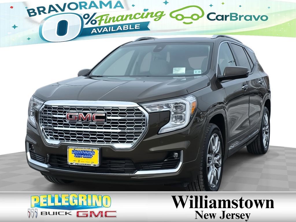 Deep Bronze Metallic 2023 GMC Terrain Denali AWD SUV / Crossover All-Wheel Drive Automatic