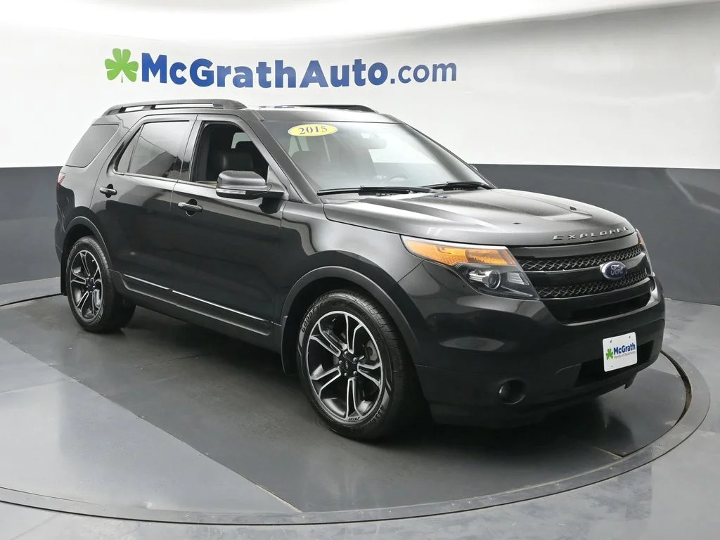 Used 2015 Ford Explorer Sport with VIN 1FM5K8GT8FGA19339 for sale in Marion, IA