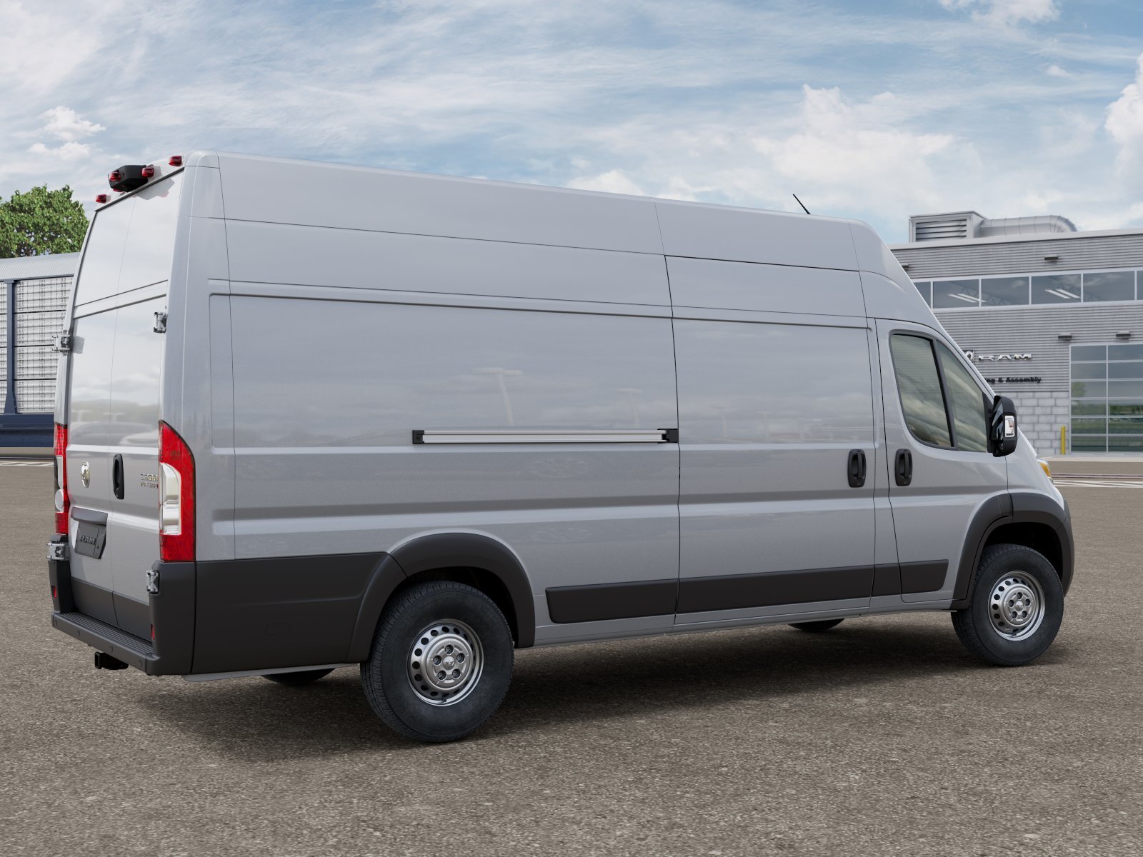 New 2026 Bright Silver Metallic Clear-Coat Exterior Paint RAM Tradesman image 2