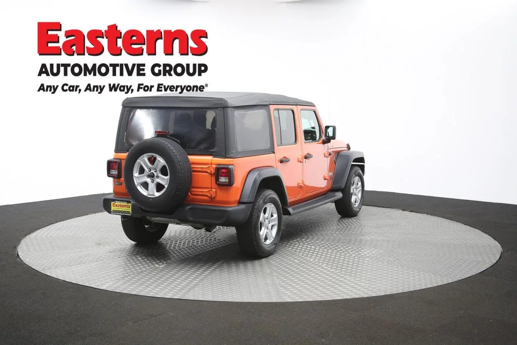 Used 2018 Orange Jeep Unlimited Sport S image 38