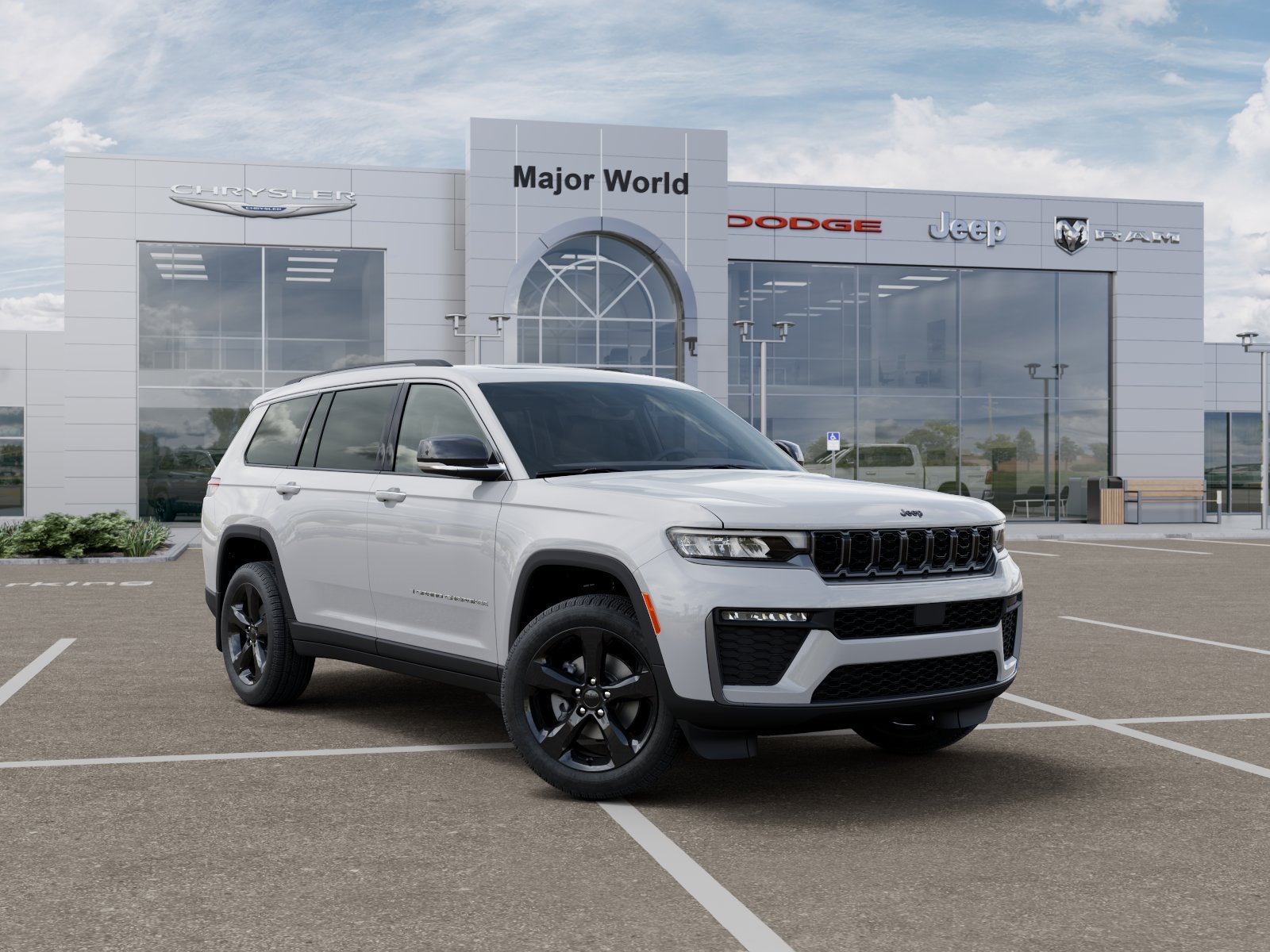 New 2026 Bright White Clear-Coat Exterior Paint Jeep Limited image 5