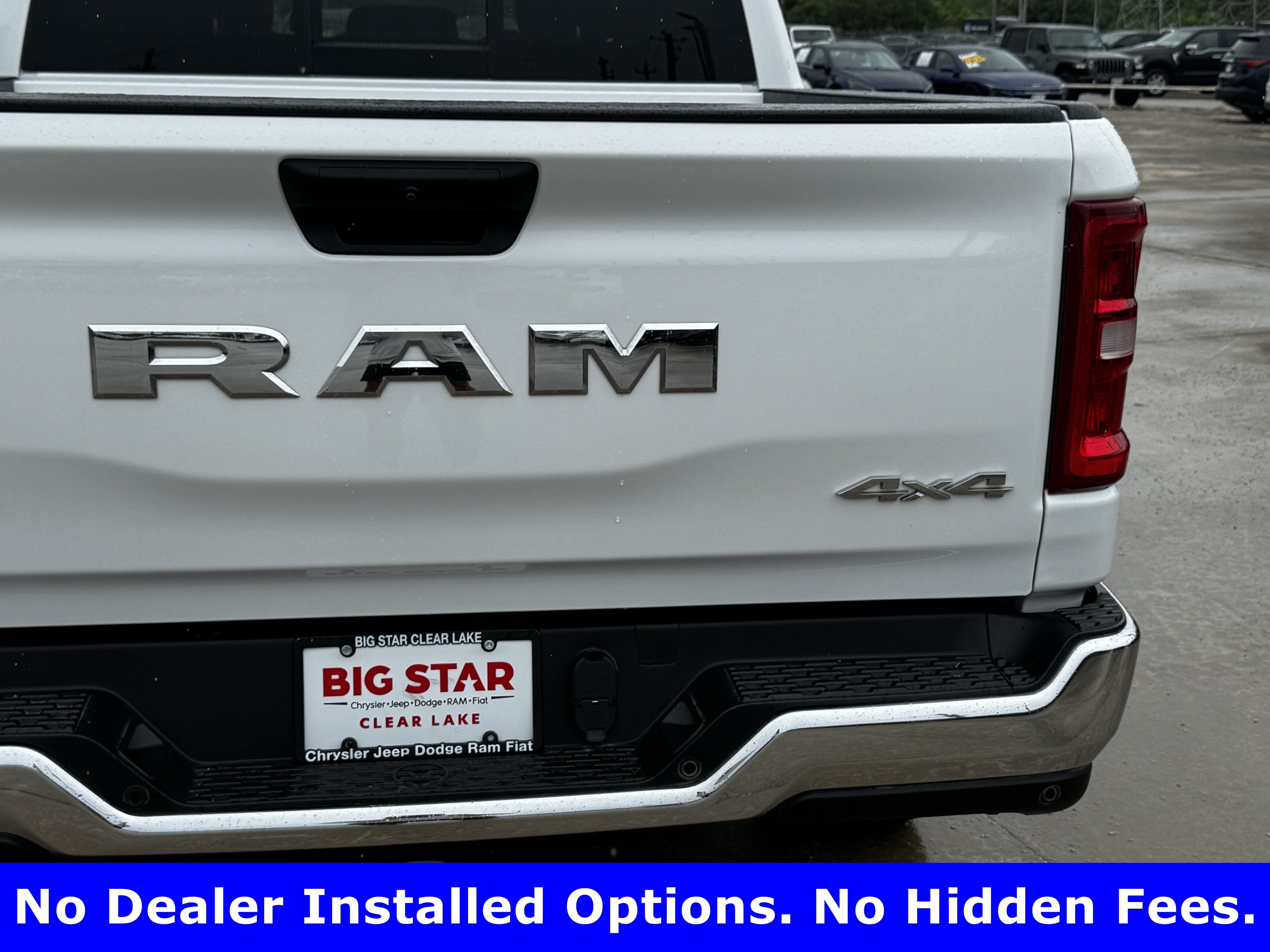 Used 2025 Bright White Clearcoat Ram Lone Star image 9