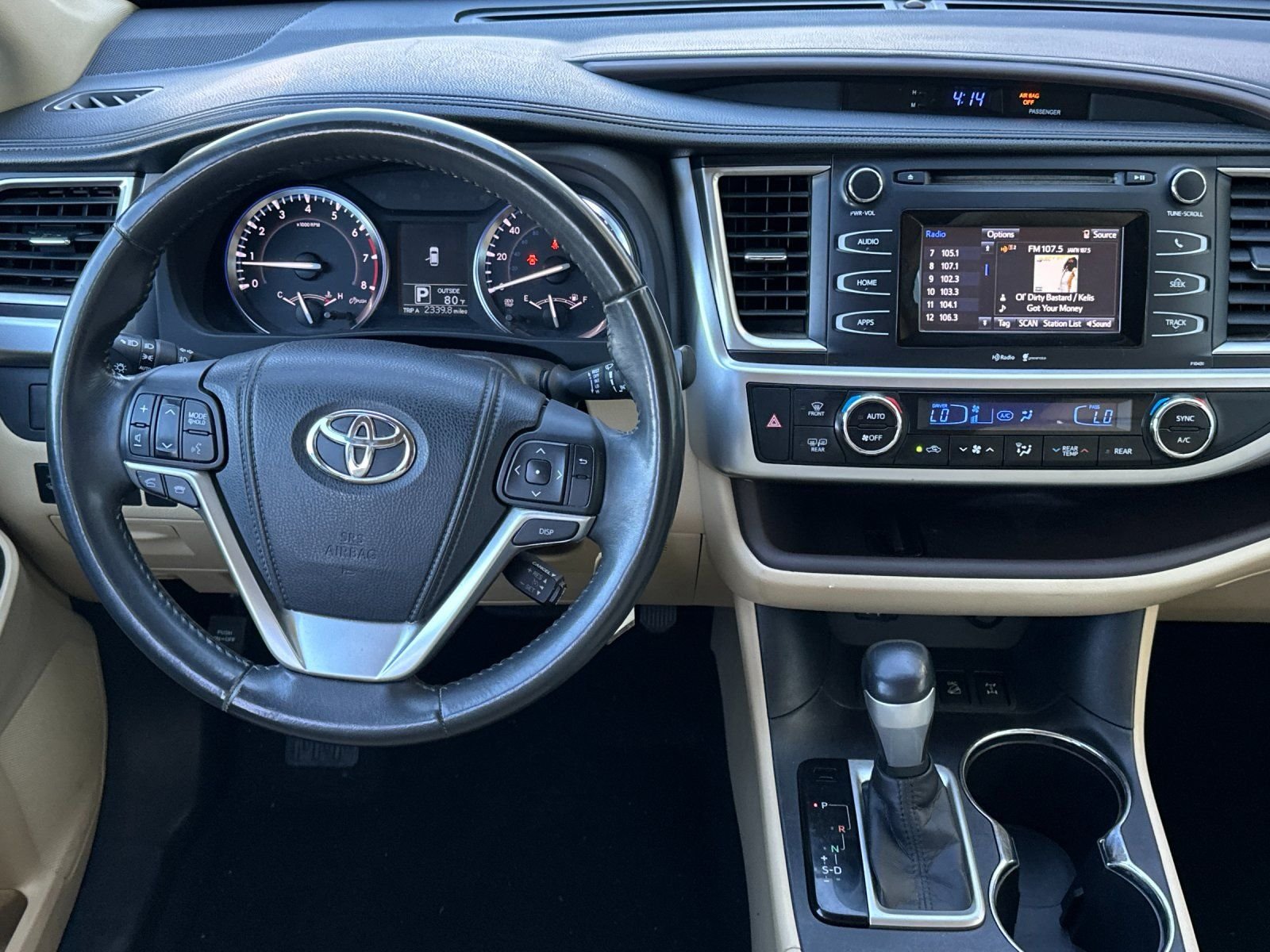 Used 2015 Attitude Black Metallic Toyota LE Plus V6 image 13