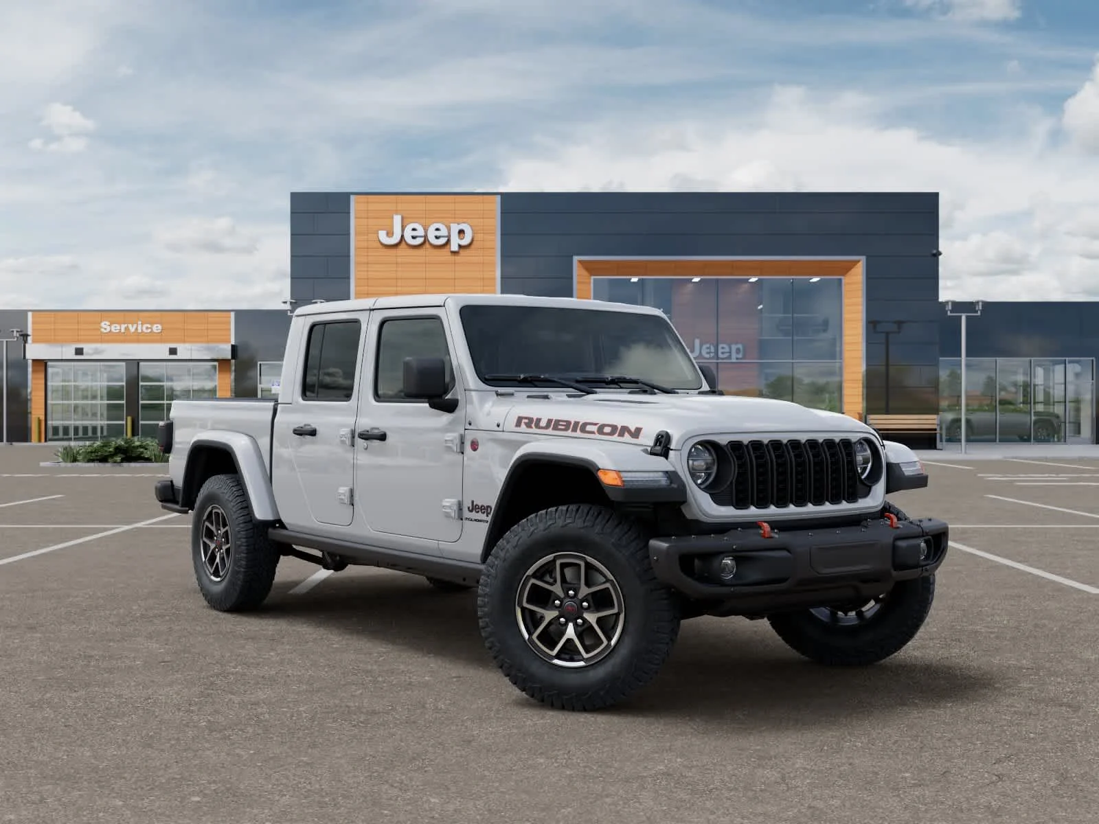 New 2026 Bright White Clearcoat Jeep Rubicon image 5