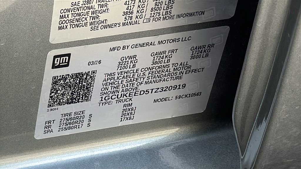 New 2026 Sterling Gray Metallic Chevrolet RST image 30