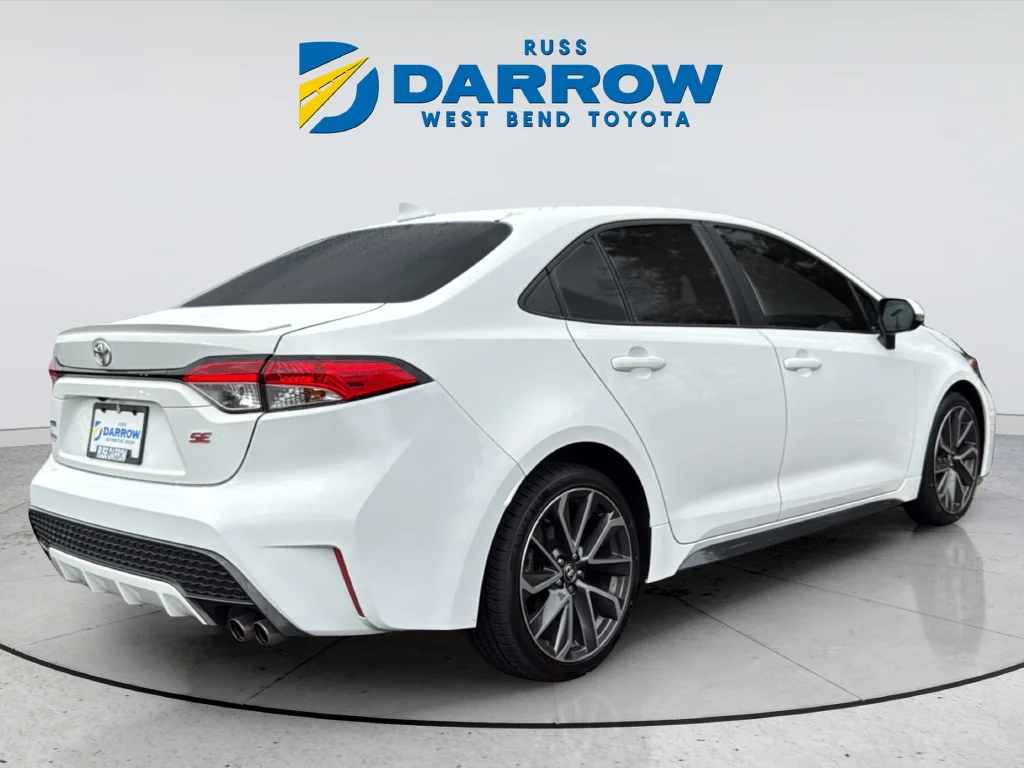 Used 2021 White Toyota SE image 10