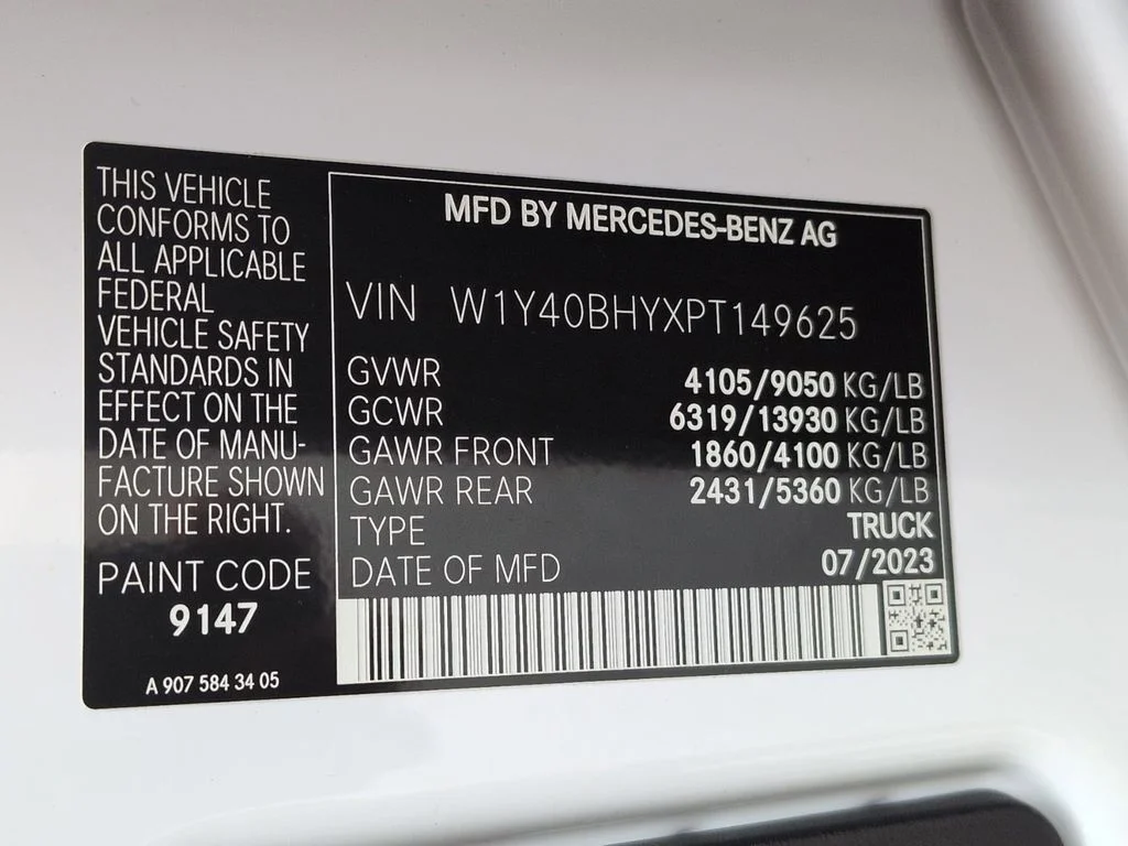 Used 2023 White Mercedes-Benz Cargo 144 WB image 20