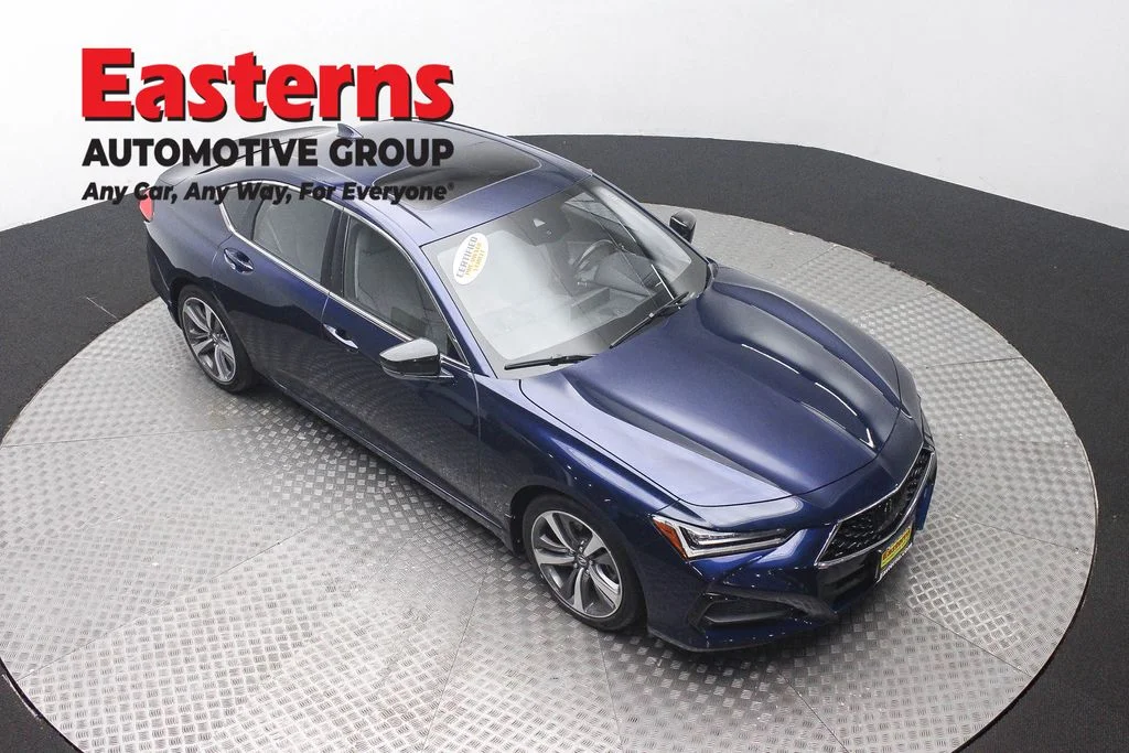 Used 2021 Blue Acura Advance image 3