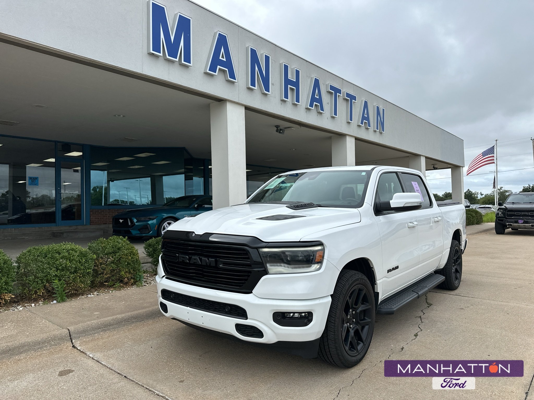 Used 2021 Bright White Ram Sport image 1