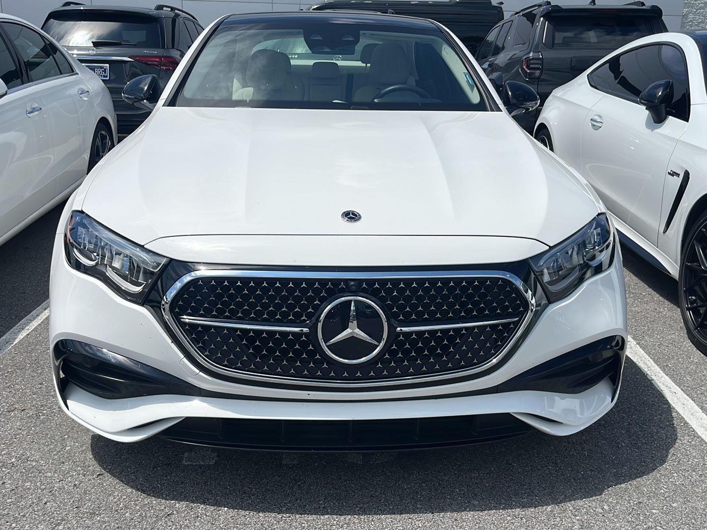 Certified Used 2025 Polar White Mercedes-Benz E 350 image 2