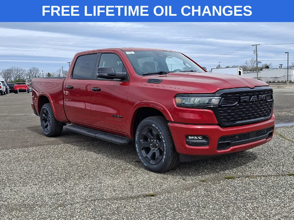 New 2026 Molten Red Pearl-Coat Exterior Paint RAM Big Horn image 1