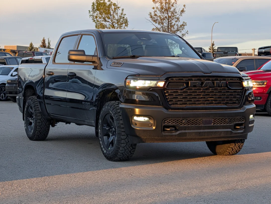 New 2026 Black RAM Warlock - - 4x4 - 3.0L Hurricane Twin Turbo - E-Locker Axle - 18 Black Wheels & More! image 2