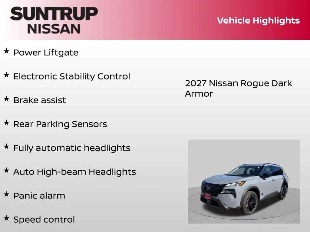 New 2027 Gray Nissan Dark Armor image 23