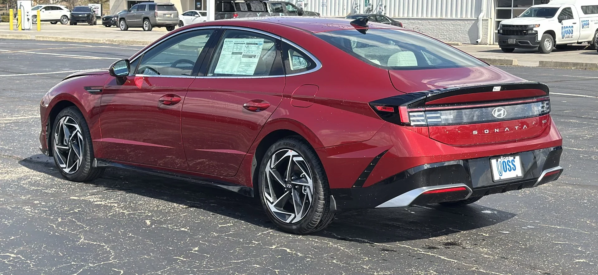 New 2026 Ultimate Red Metallic Hyundai SEL Sport image 5