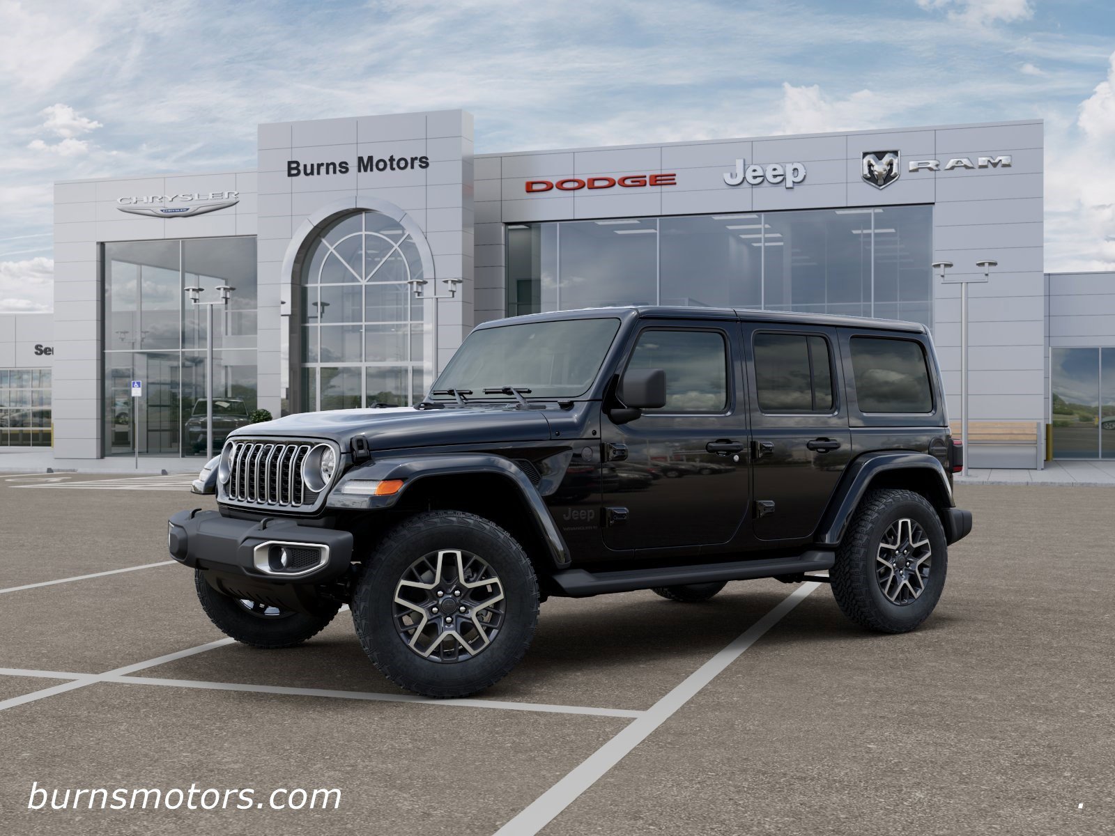 New 2026 Black Clear-Coat Exterior Paint Jeep Sahara 4-Door image 2