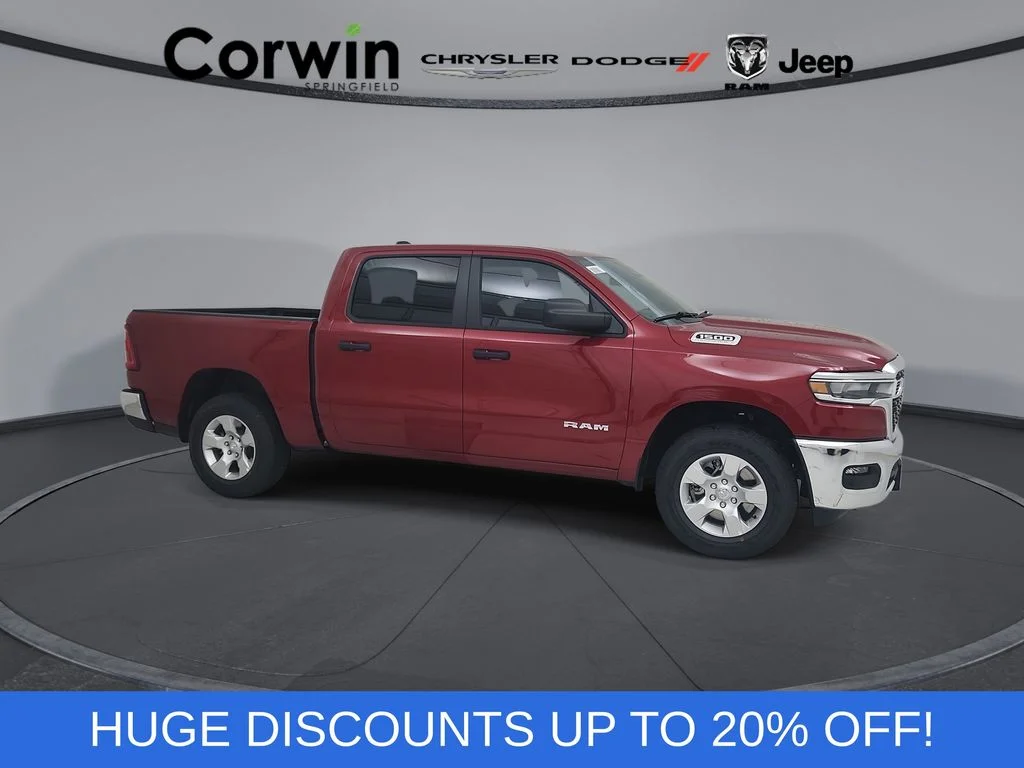 New 2026 Molten Red Pearl-Coat Exterior Paint RAM Big Horn/Lone Star image 1