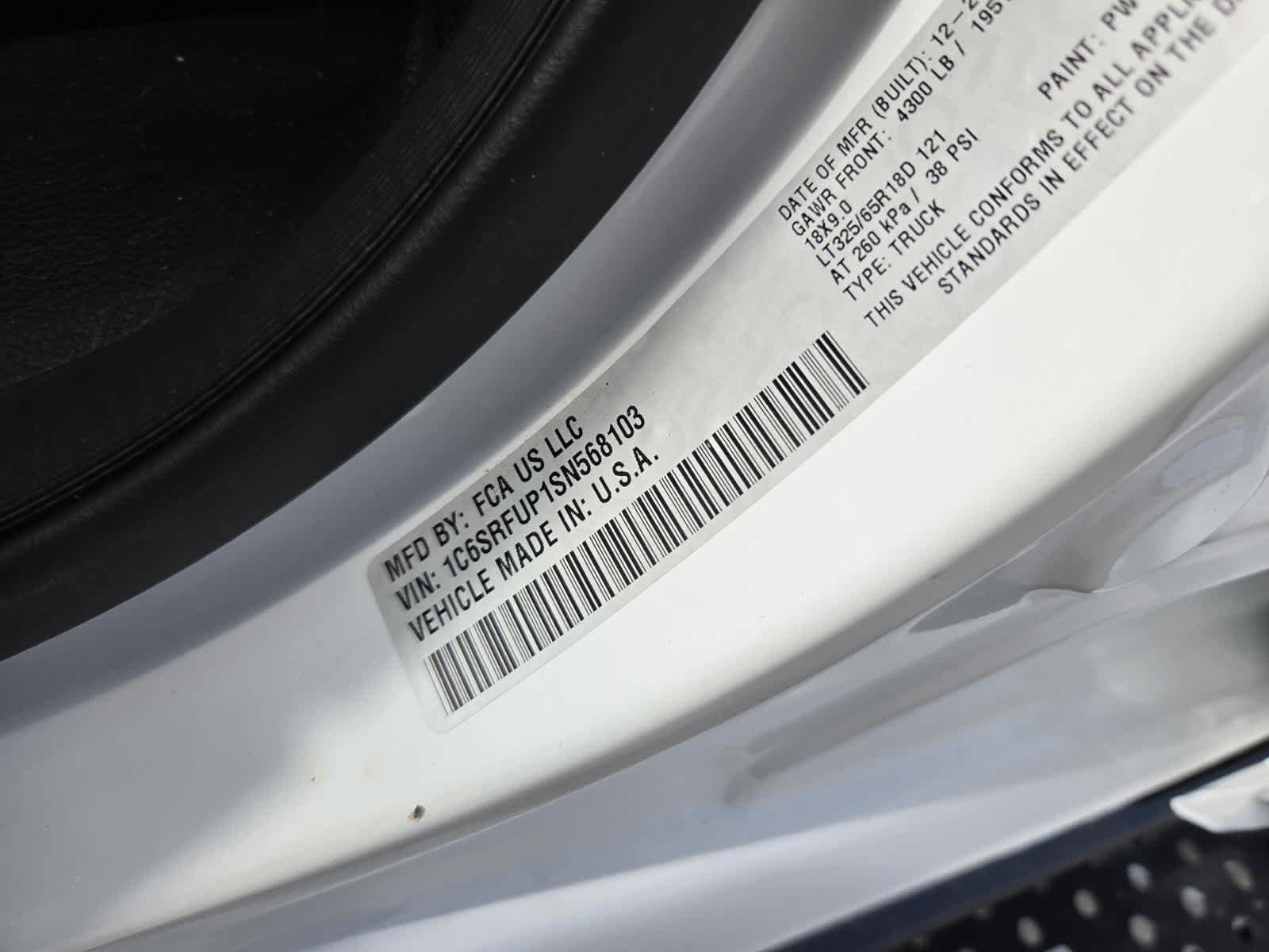 Used 2025 Bright White Clearcoat Ram RHO image 28