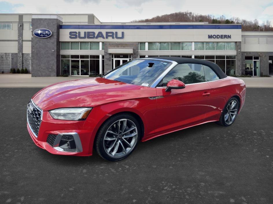 Used 2024 Progressive Red Metallic/Black Roof Audi S line Premium Plus image 1