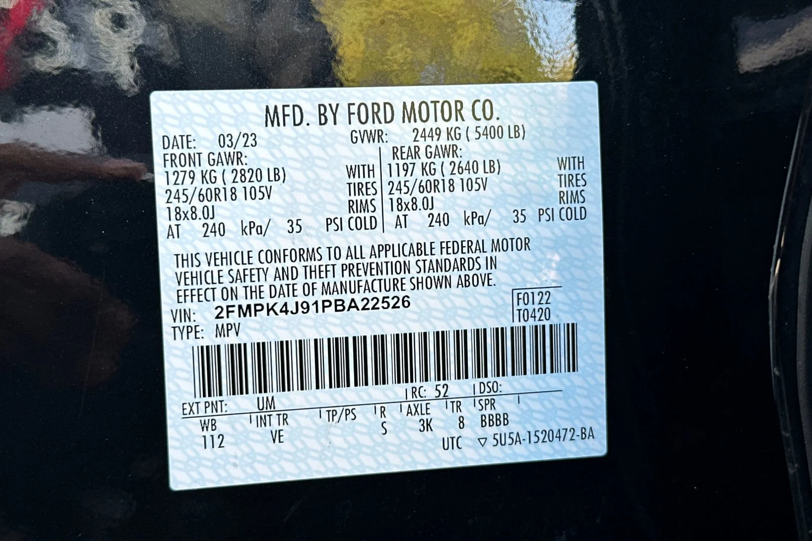 Used 2023 Black Ford SEL image 28