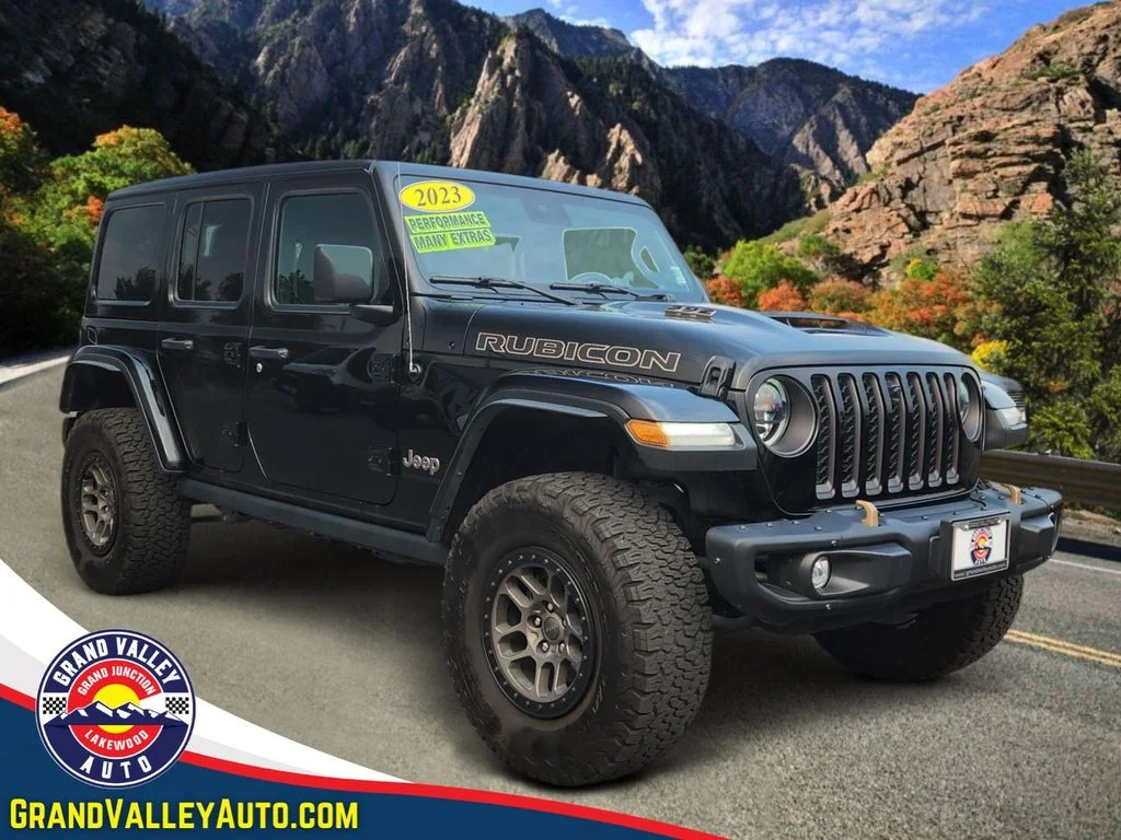 Used 2023 Black Jeep Rubicon 392 image 1