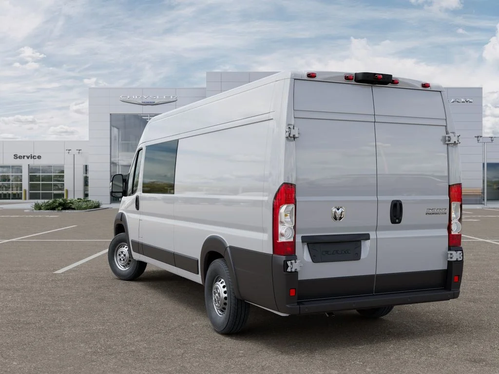 New 2025 Bright White Clearcoat RAM High Roof image 3