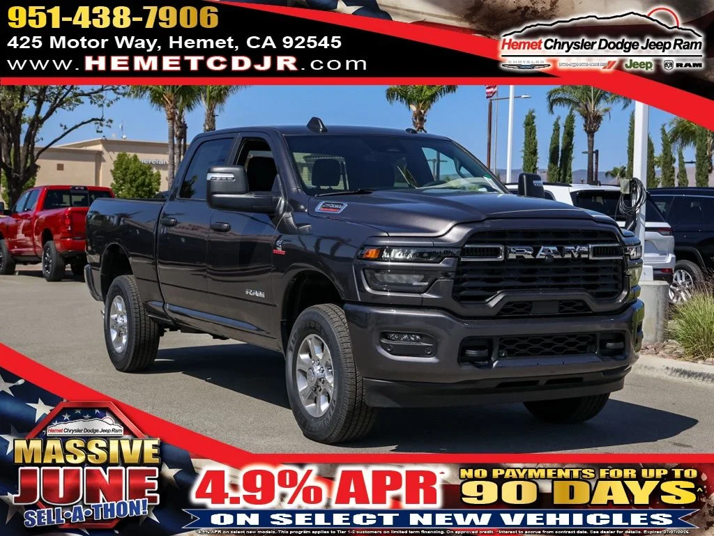 New 2026 Granite Crystal Metallic Clear-Coat Exterior Paint RAM Big Horn Sport Appearance image 1