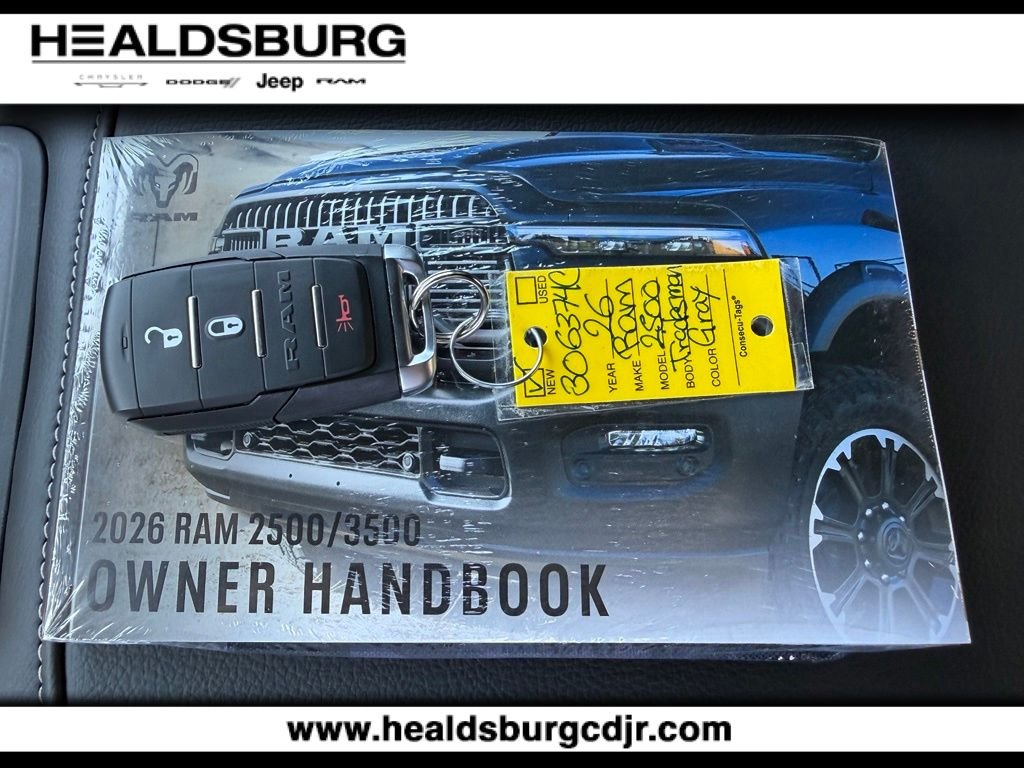 New 2026 Ceramic Gray Clear-Coat Exterior Paint RAM Tradesman image 30
