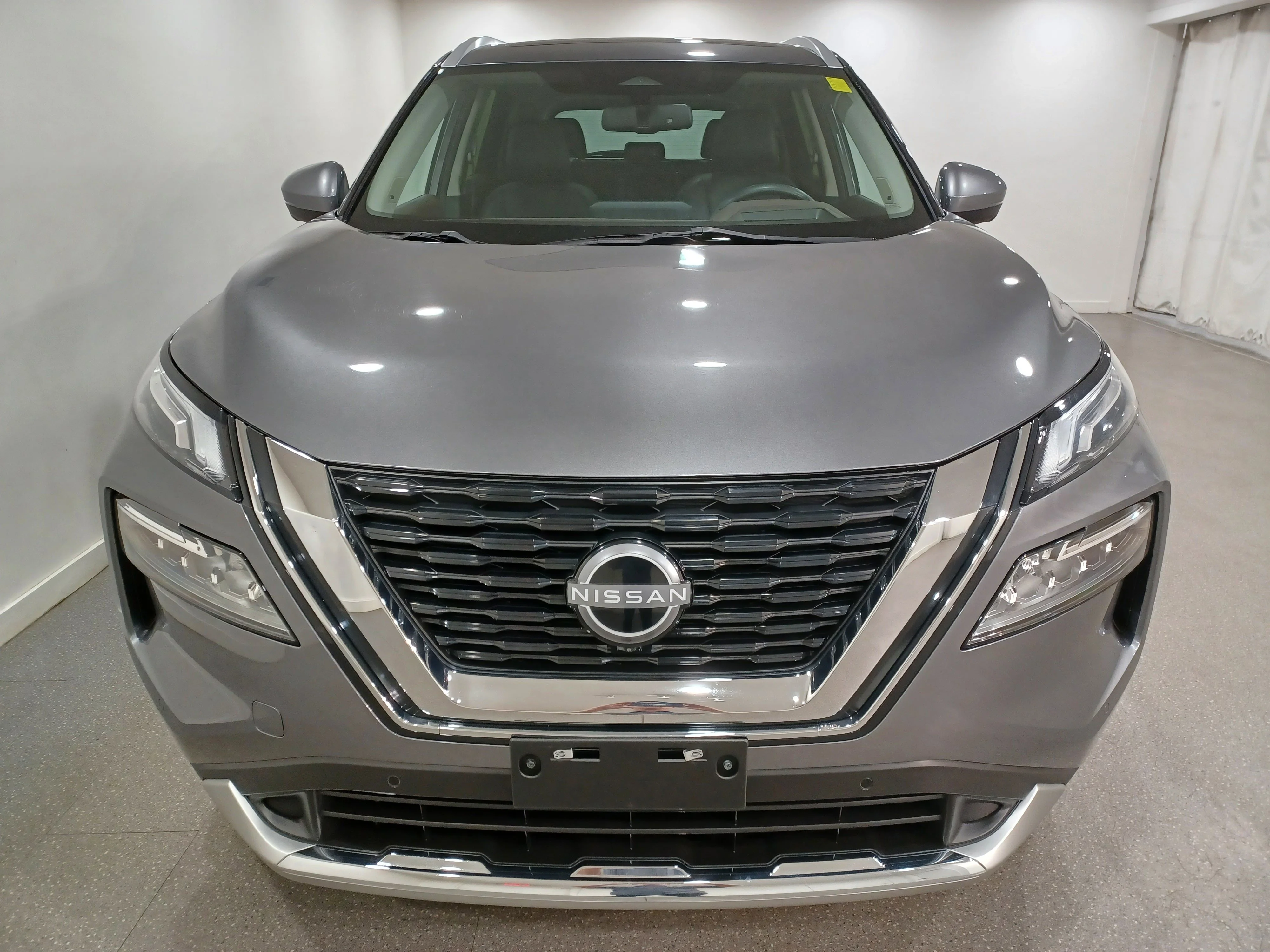 Certified Used 2023 Gun Metallic Nissan Platinum *Adaptive Cruise | Remote Start | Nav | 360 Cam | Htd Lthr & Wheel | Pano Roof | BOSE Audio image 3