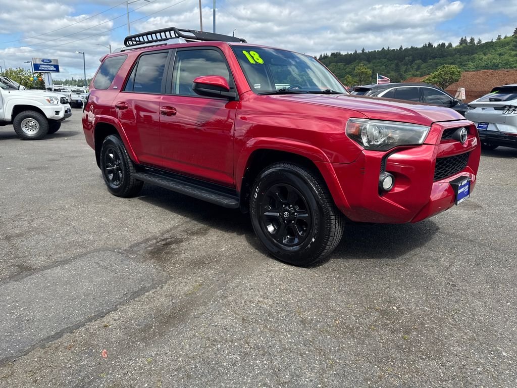 Certified Used 2018 Barcelona Red Metallic Toyota SR5 image 9