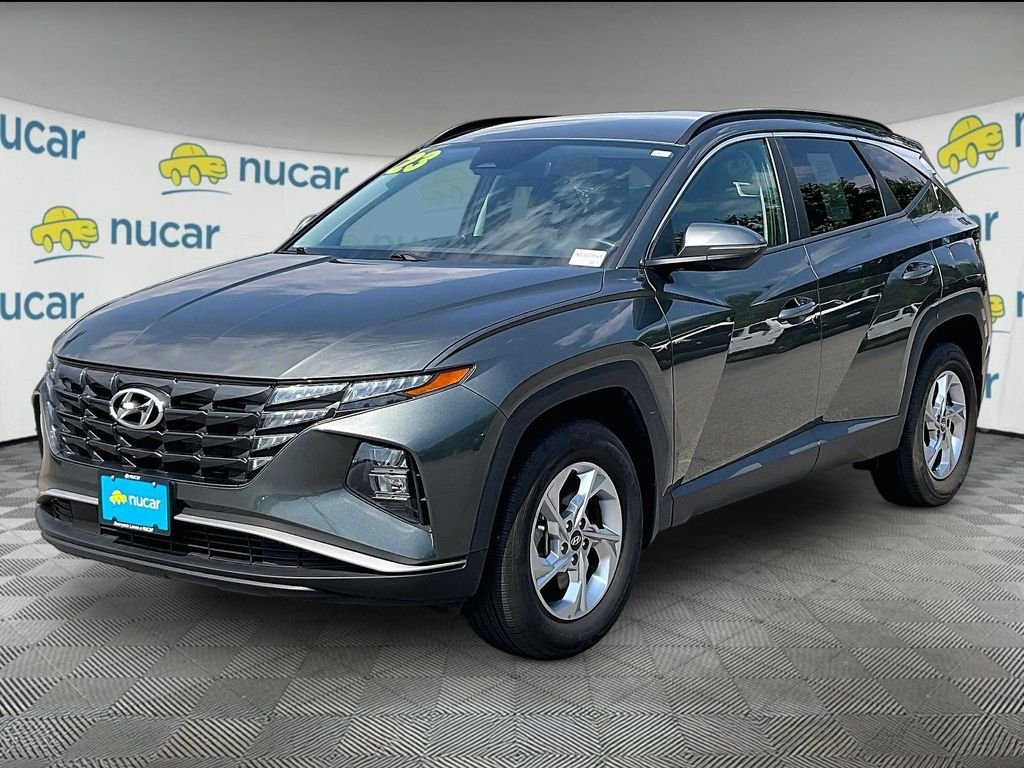 Used 2023 Amazon Gray Hyundai SEL image 3