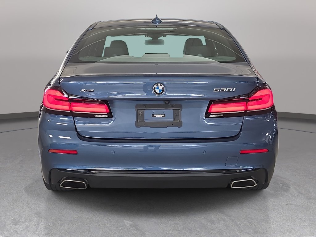 Certified Used 2023 Arctic Race Blue metallic BMW 530i xDrive image 8