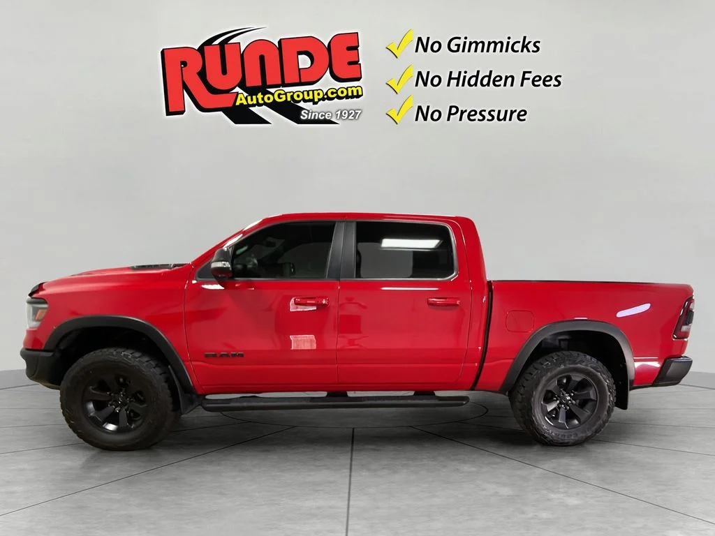 Used 2022 Flame Red Ram Rebel image 3
