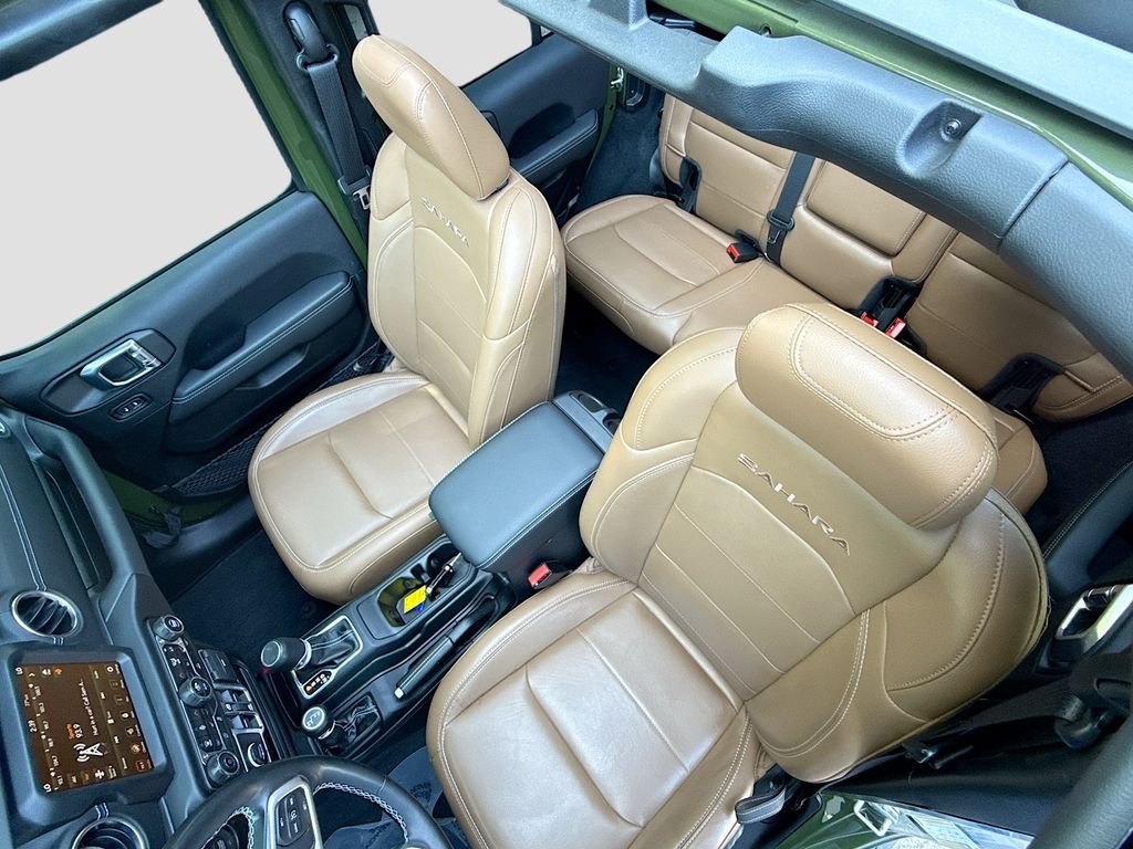 Used 2023 Sarge Green Clearcoat Jeep Sahara image 22