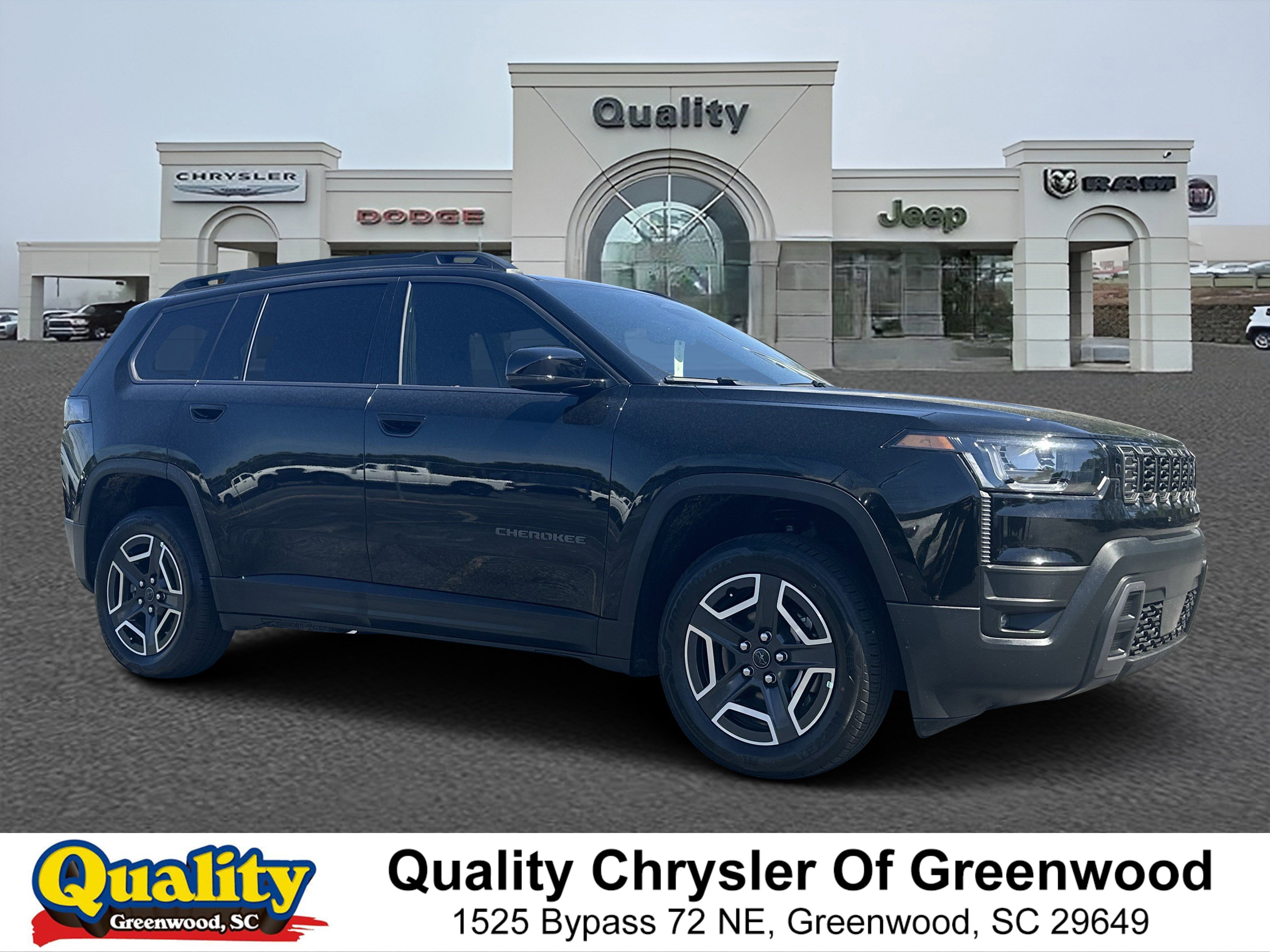 New 2026 Diamond Black Crystal Pearl-Coat Exterior Paint Jeep Limited image 1