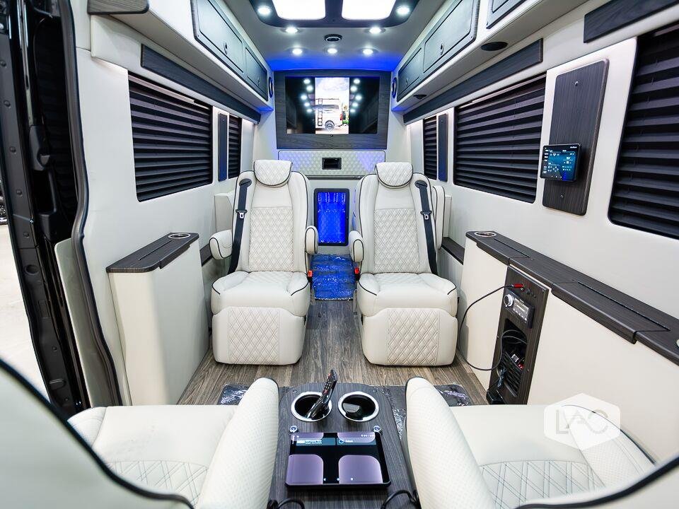 New 2024 Black Blue Mercedes-Benz 3500XD HIGH ROOF I4 DIESE image 7