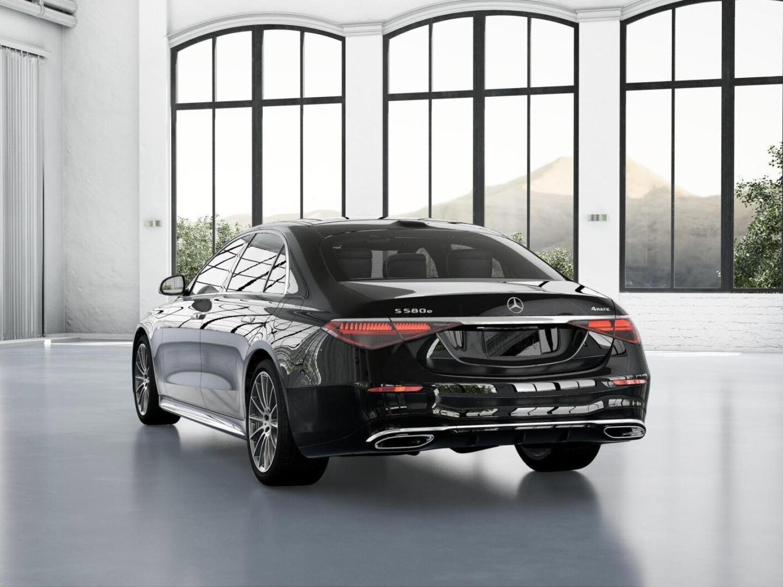 New 2026 Black Mercedes-Benz S 580e 4D Sedan 4MATIC® image 28