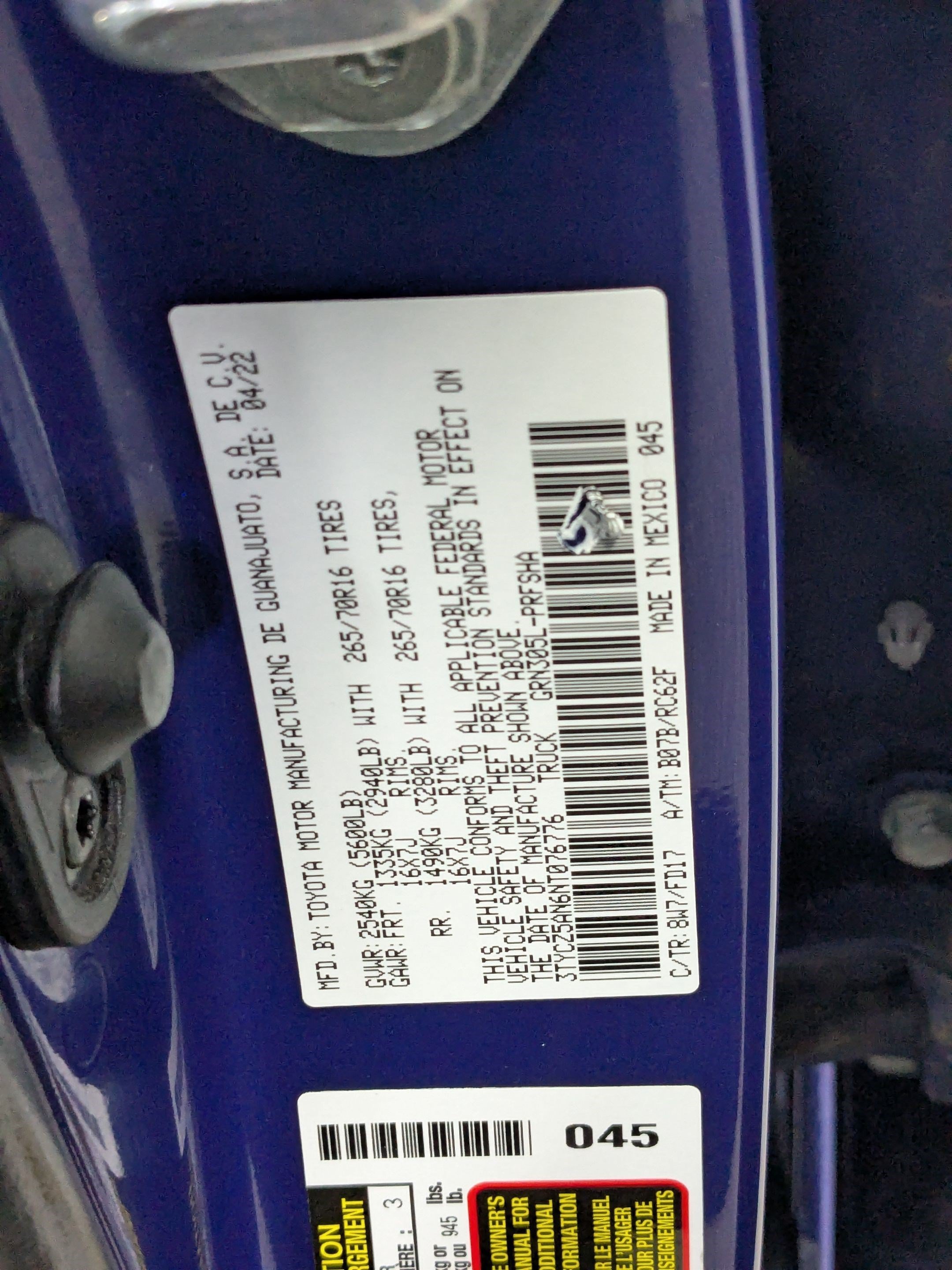 Used 2022 Blue Toyota SR image 22