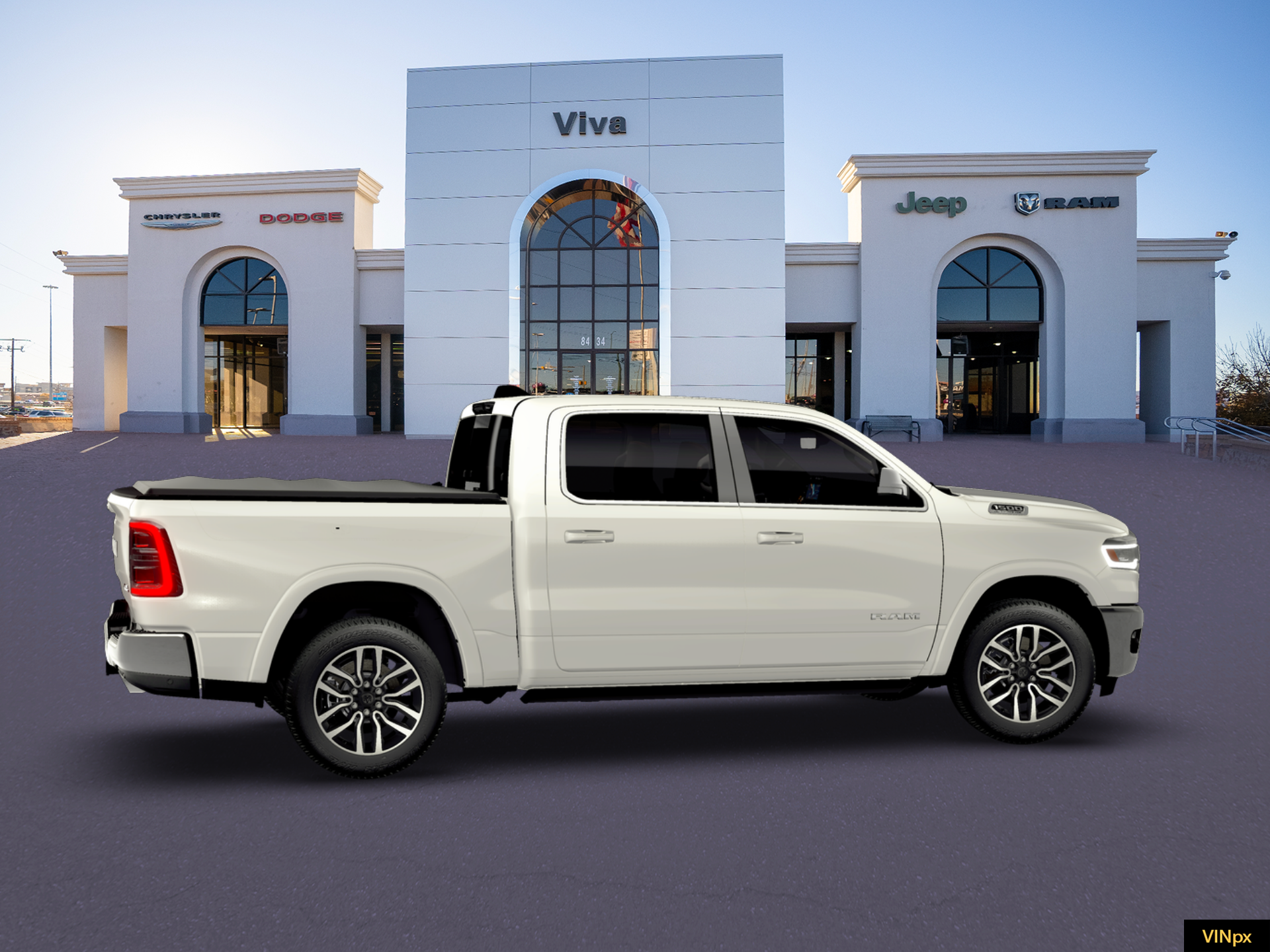 New 2026 Ivory White Tri-Coat Pearlcoat RAM Limited image 15