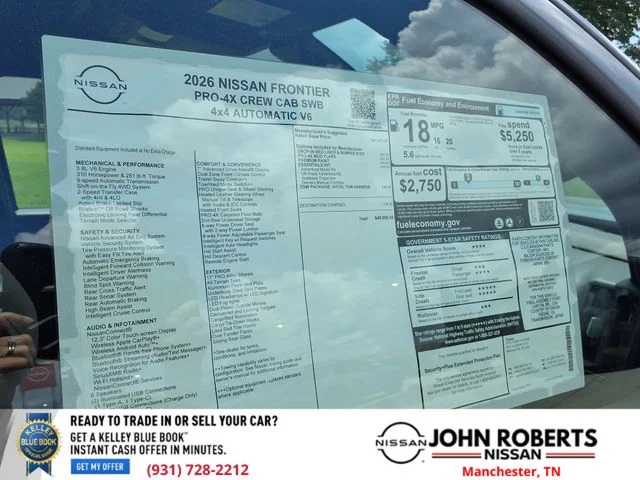 New 2026 Boulder Gray Pearl Nissan Crew Cab PRO-4X® image 19