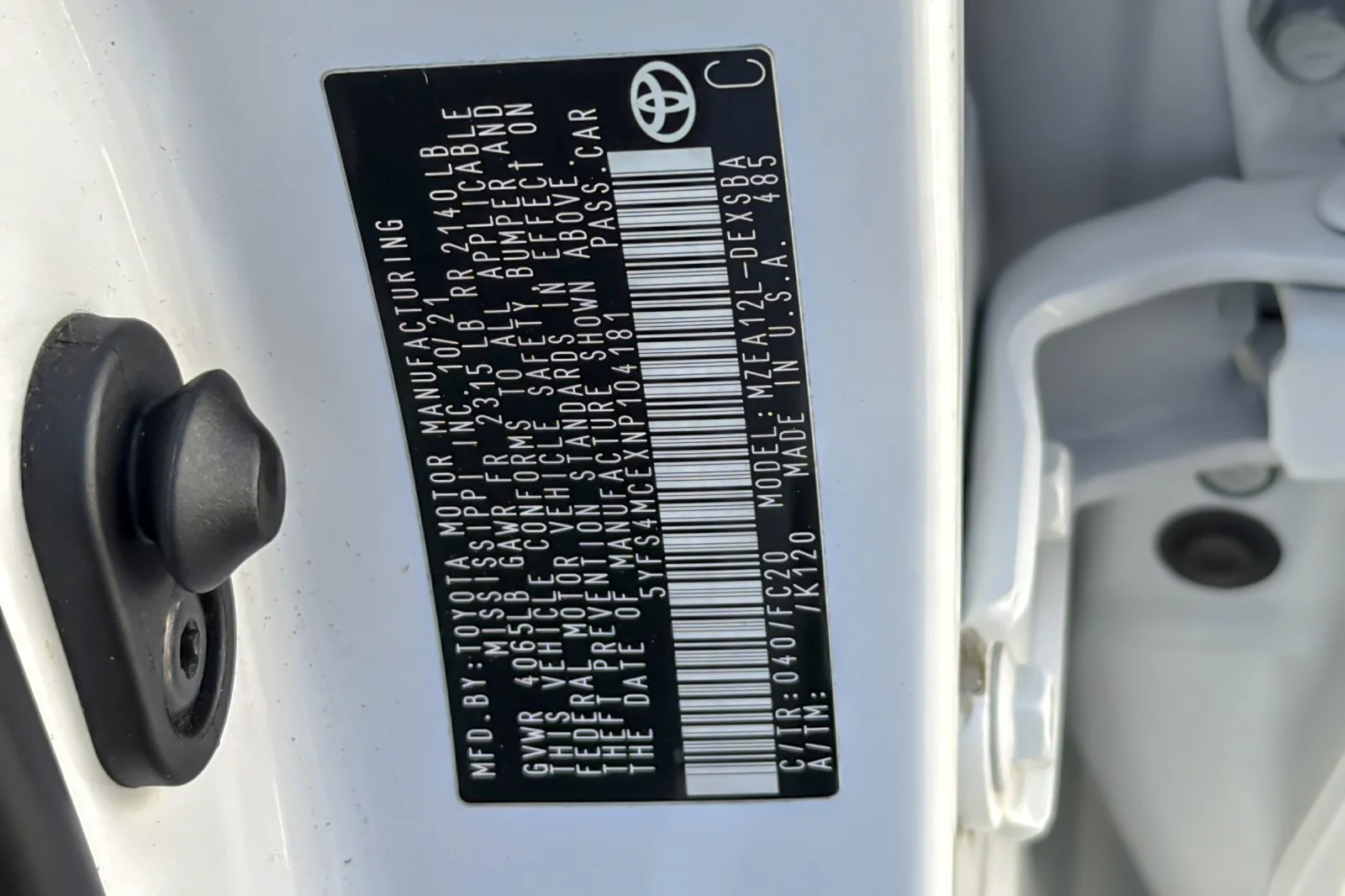 Certified Used 2022 White Toyota SE Nightshade image 25