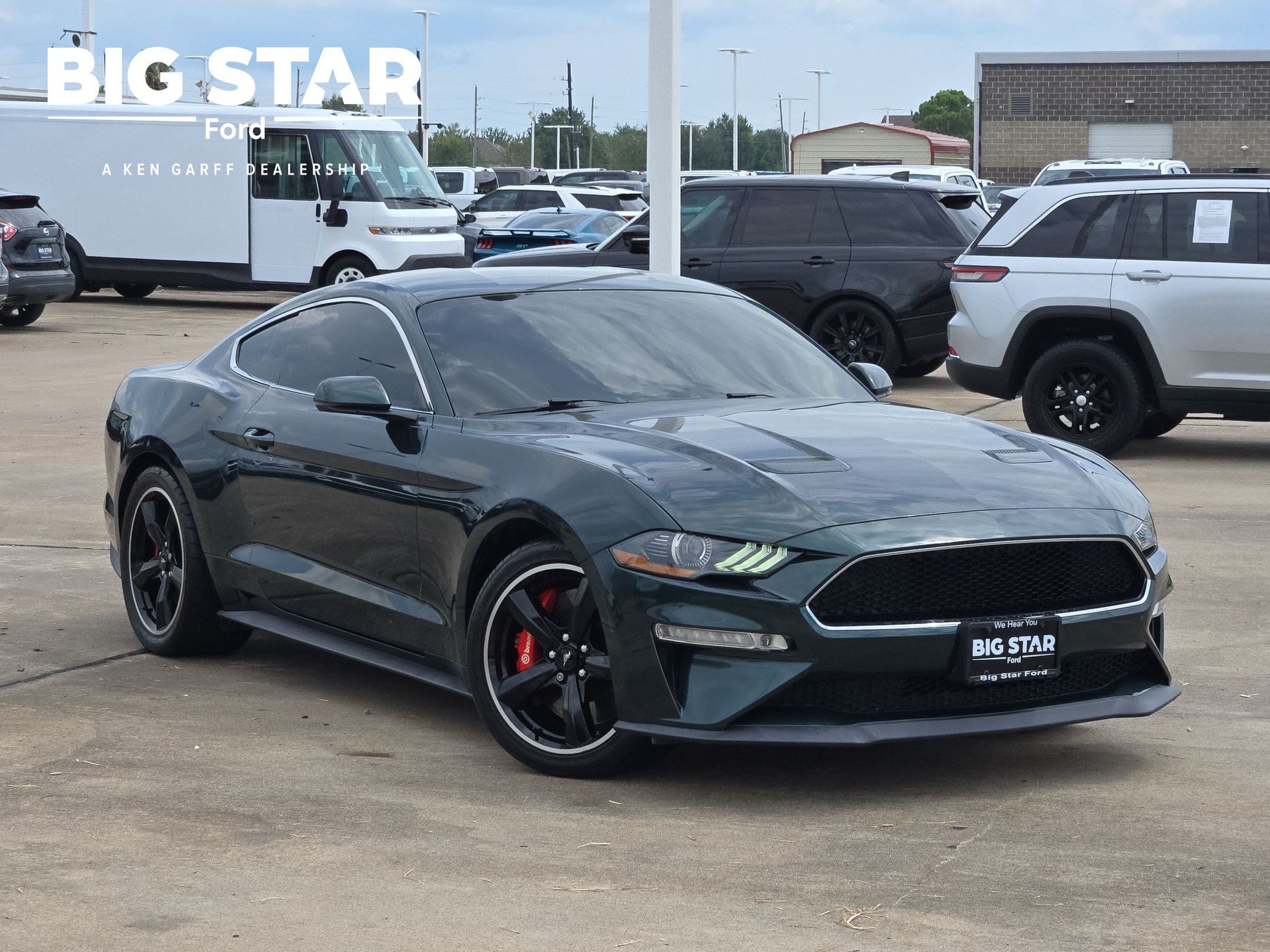 Used 2019 Dark Highland Green Metallic Ford Bullitt image 1