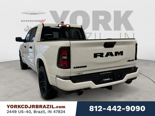 New 2026 Bright White Clear-Coat Exterior Paint RAM Laramie image 3