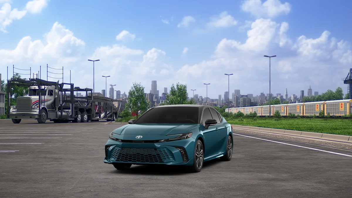 New 2027 Ocean Gem with Midnight Black Metallic roof Toyota XSE image 18