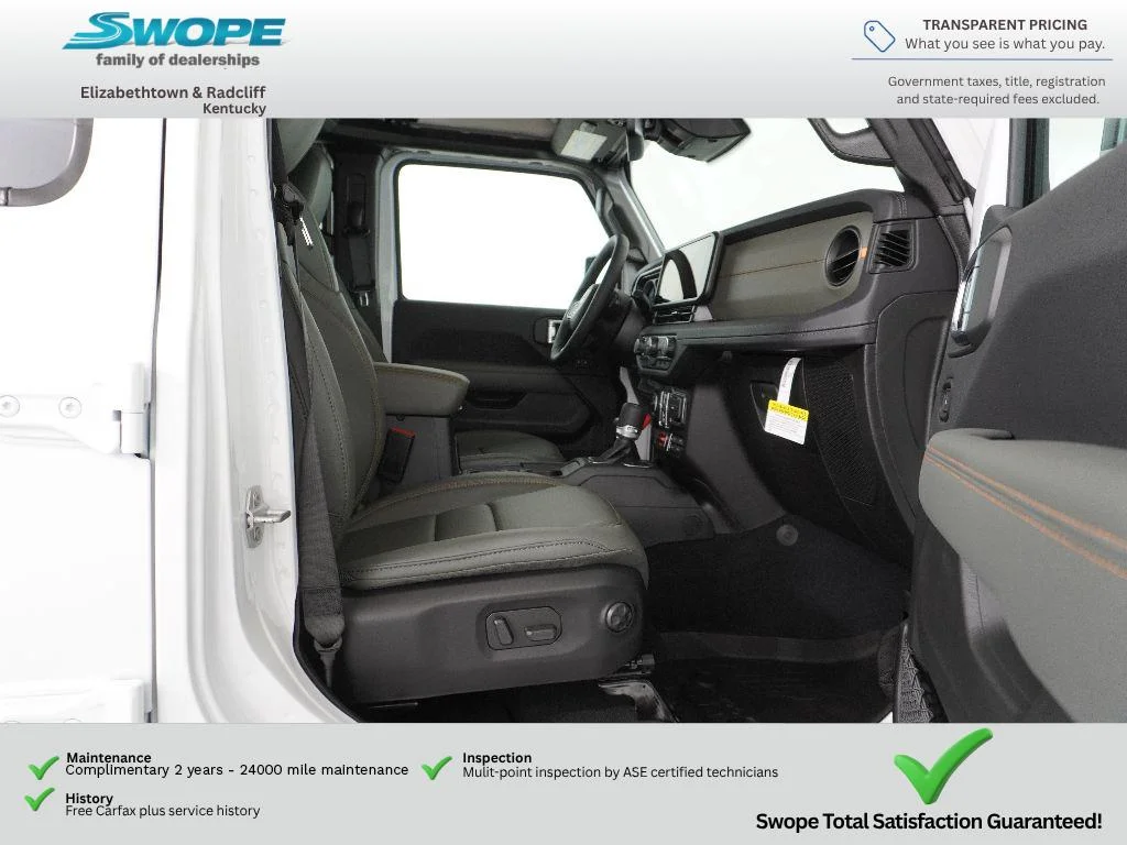 New 2026 Bright White Clear-Coat Exterior Paint Jeep Mojave image 10