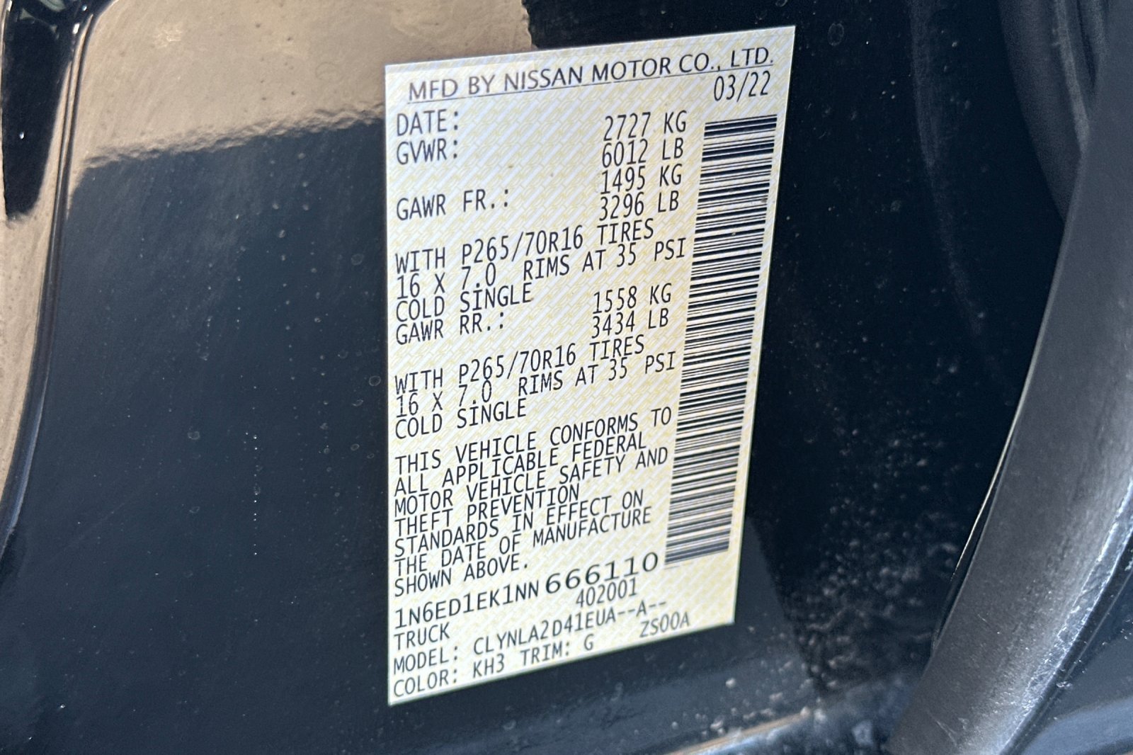 Used 2022 Super Black Nissan S image 28