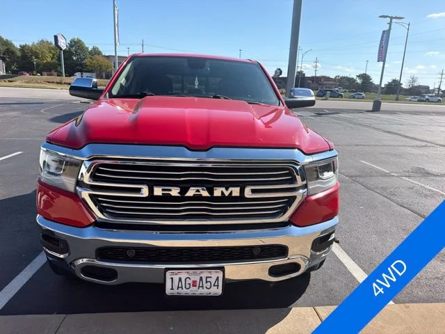 Used 2019 Flame Red Clearcoat Ram Laramie image 2